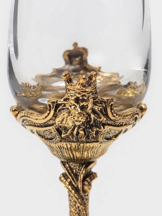 Рюмки для водки «Царь зверей», подарочный набор на 3 персоны, рюмка 50 мл